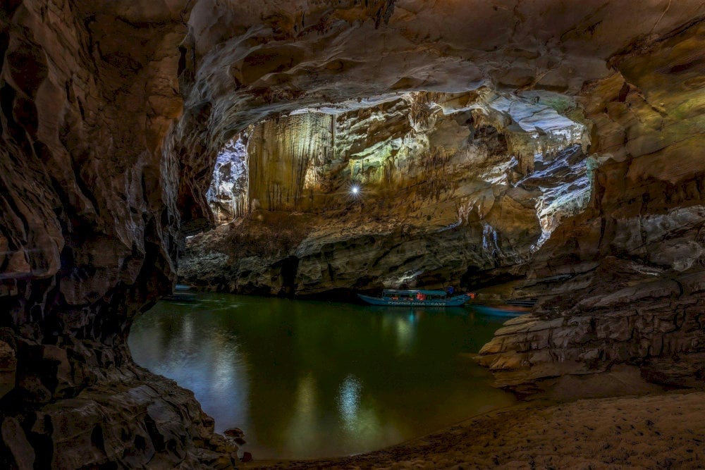 The untouched beauty of Dark Cave's geological formations